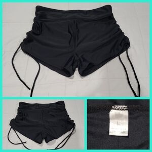 Ladies Swim shorts w/ Side Ties